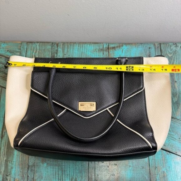 KATE Spade Leather Black & White Handbag - Picture 14 of 16